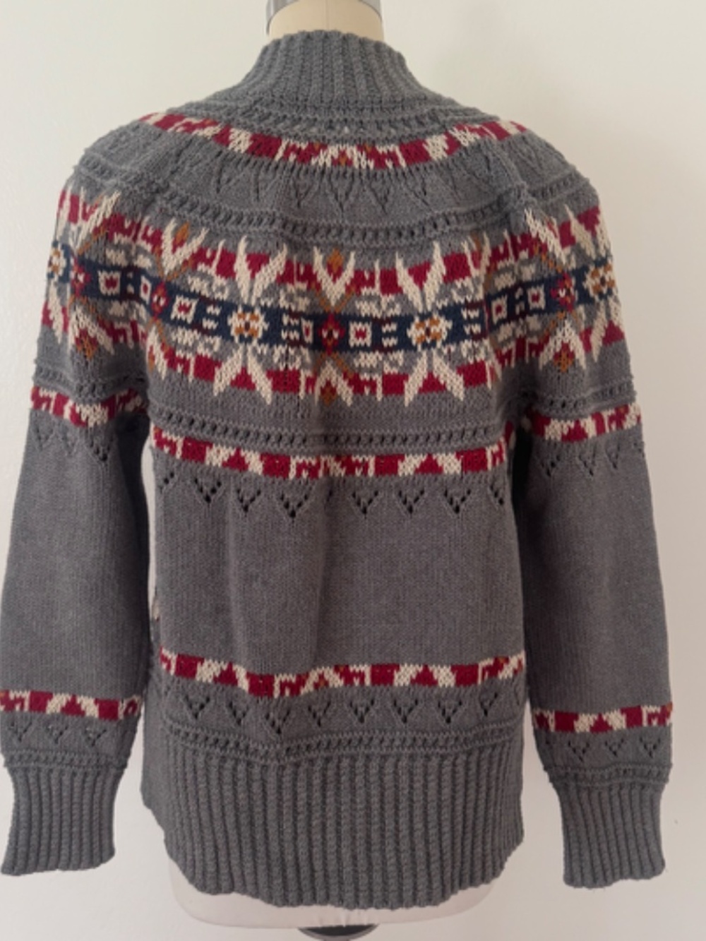 L.L. Bean Signature Cotton Fisherman Sweater - Picture 3 of 8